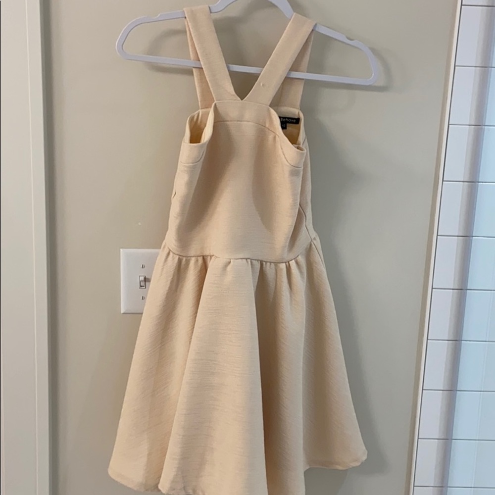 Cream girls dress